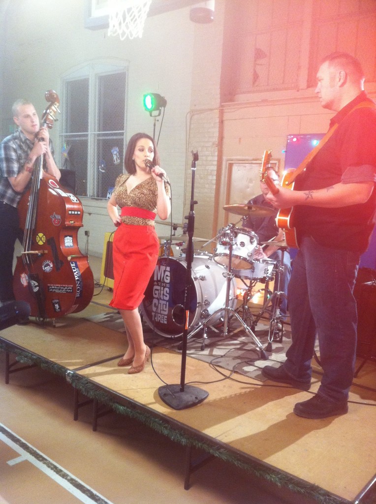 Gila15-Christina DeRosa with MG and the Gas City 3